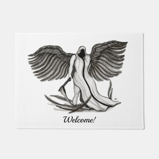 Archangel , Angel Uriel Fußmatte (Vorderseite)