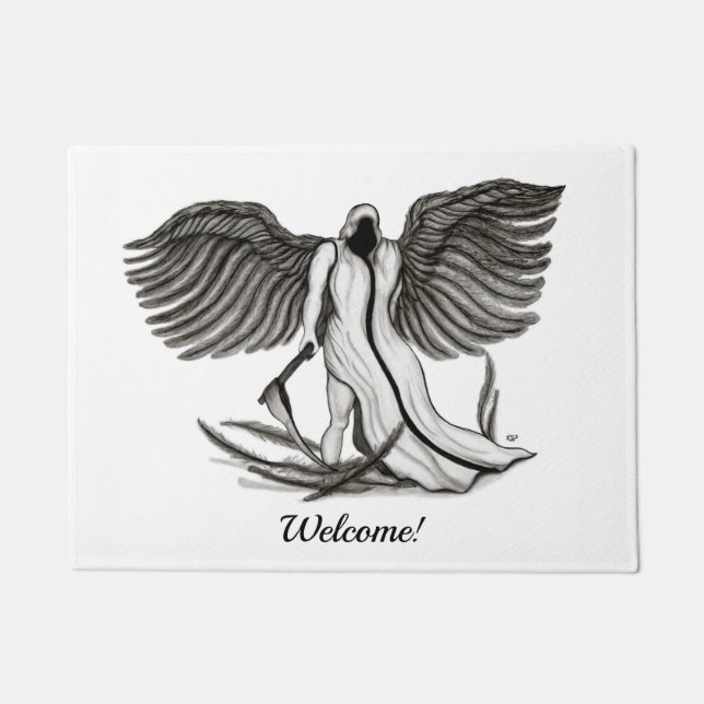 Archangel , Angel Uriel Fußmatte (Vorderseite)