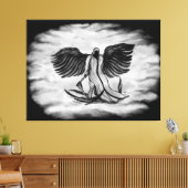 Archangel , Angel Uriel Leinwanddruck (Insitu (Wohnzimmer))