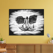 Archangel , Angel Uriel Leinwanddruck (Insitu (Wohnzimmer))