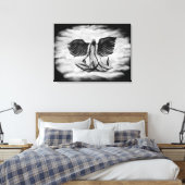 Archangel , Angel Uriel Leinwanddruck (Insitu (Schlafzimmer))