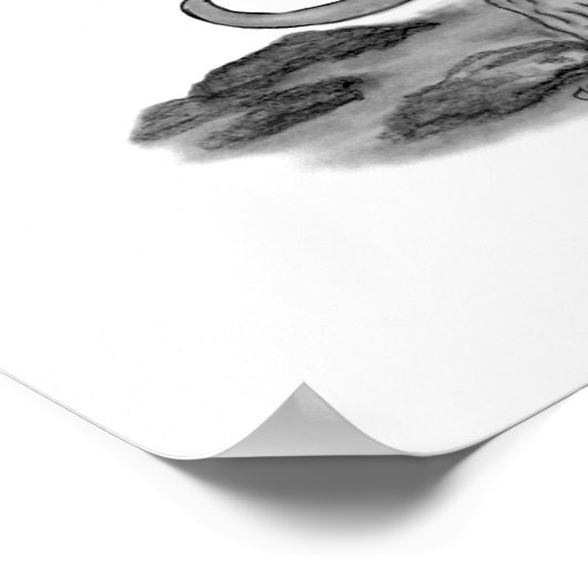 Archangel , Angel Uriel mit Golem - Gargoyle Poster (Ecke)