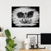Archangel , Angel Uriel Poster (Heimbüro)