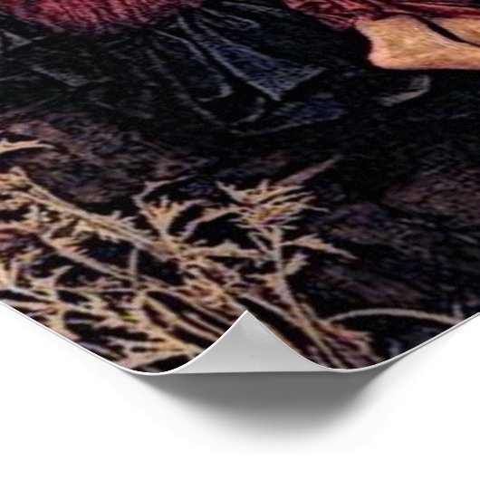 Archangel Azrael Der Engel des Todes Poster (Ecke)