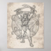 Archangel Camael Print Poster (Vorne)