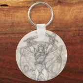 Archangel Camael Schlüsselanhänger (Vorderseite)