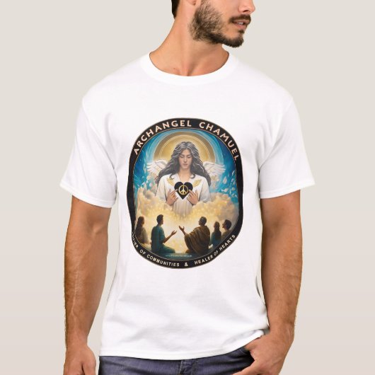 Archangel Chamuel — Einheit und Frieden T-Shirt (Vorderseite)