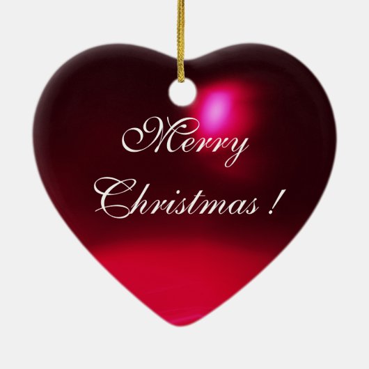 ARCHANGEL GABRIE Heart Gemstone Monogramm Keramik Ornament (Hinten)