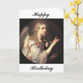 Archangel Gabriel aus der Annunziation Karte (Gelbe Blume)