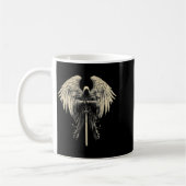 Archangel Gabriel Christian Angel Catholic Warrior Kaffeetasse (Links)