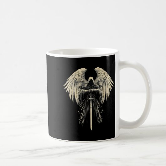 Archangel Gabriel Christian Angel Catholic Warrior Kaffeetasse (Rechts)