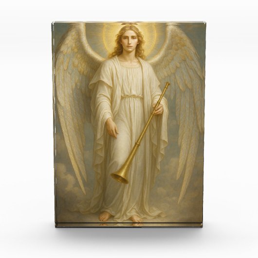 Archangel Gabriel - göttlicher Gesandter des Licht Fotoblock (Vorderseite)