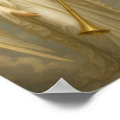 Archangel Gabriel - göttlicher Gesandter des Licht Poster (Ecke)