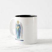 Archangel Gabriel Mug Zweifarbige Tasse (Vorderseite Links)