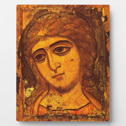 Archangel Gabriel Old Russian Angel Icon Byzantine Fotoplatte (Vorderseite)