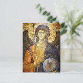 Archangel Gabriel Orthodox Christliches Symbol Postkarte (Stehend Vorderseite)
