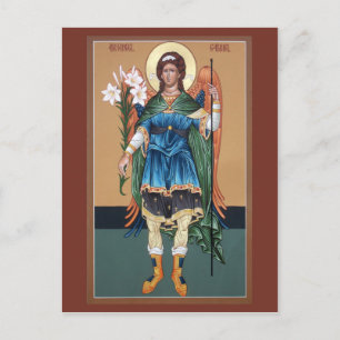 Archangel Gabriel Prayer Card Postkarte