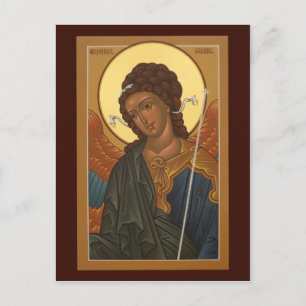 Archangel Gabriel Prayer Card Postkarte