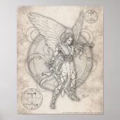 Archangel Gabriel Print Poster (Vorne)