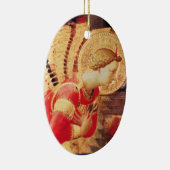 ARCHANGEL GABRIEL Ruby Gem stone Keramik Ornament (Rechts)