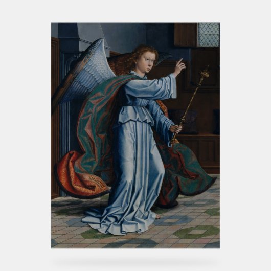Archangel Gabriel von Gerard David Acrylschild (Vorderseite)