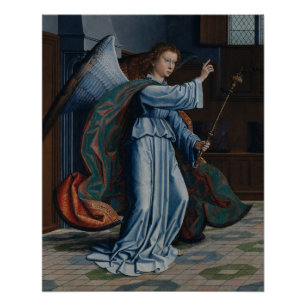 Archangel Gabriel von Gerard David Poster