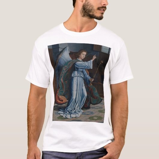 Archangel Gabriel von Gerard David T-Shirt (Vorderseite)