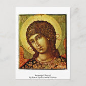 Archangel Gabriel von Simon Fyodorovich Ushakov Postkarte (Vorderseite)