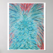 Archangel Haniel energy art poster, 8"x10" Poster (Vorne)