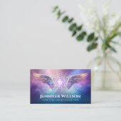 Archangel Metatron - Metatron-Kubus Visitenkarte (Stehend Vorderseite)