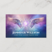 Archangel Metatron - Metatron-Kubus Visitenkarte (Vorderseite)