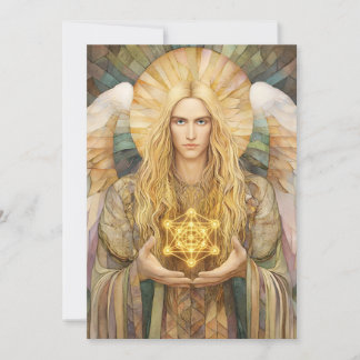 Archangel Metatron’s Ascension Prayer Card Einladung