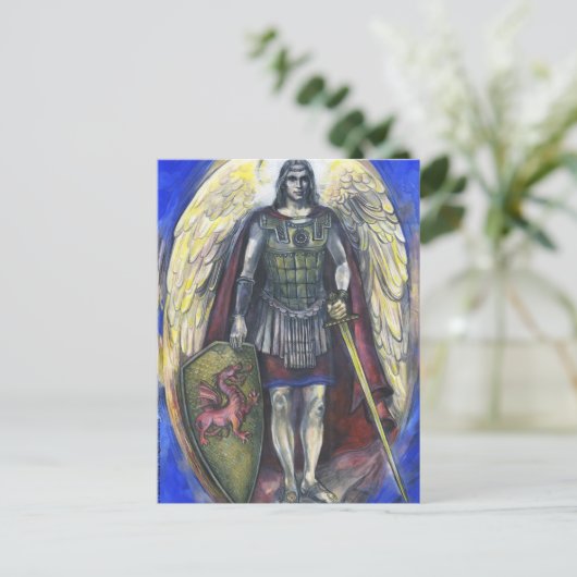 Archangel Michael, 3 - Postcard Postkarte (Stehend Vorderseite)