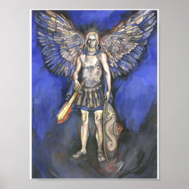"Archangel Michael"-3, Poster 30,90 cm x 23,41 cm