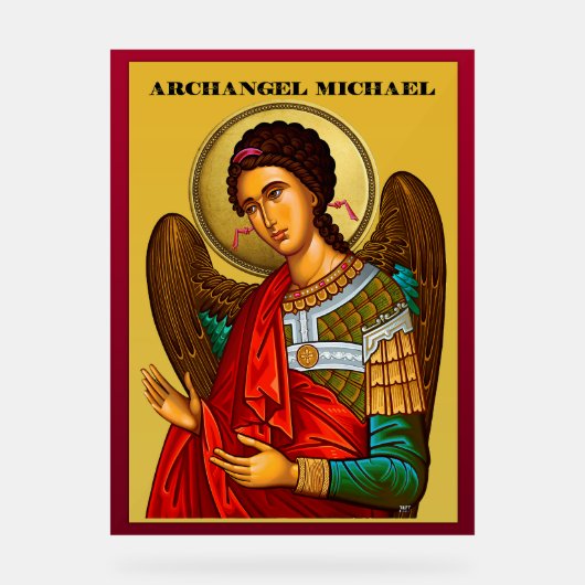 Archangel Michael Acrylschild (Vorderseite)