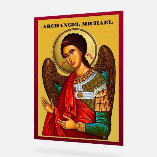 Archangel Michael Acrylschild (Winkel)