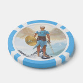 Archangel Michael “Be Near” Protection Token Pokerchips (Einzeln)