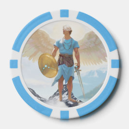 Archangel Michael “Be Near” Protection Token Pokerchips