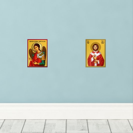 Archangel Michael Bilderwand Sets (Holzboden)