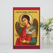 Archangel Michael Briefpapier (Stehend Vorderseite)