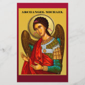 Archangel Michael Briefpapier (Vorderseite)