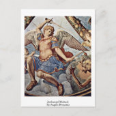 Archangel Michael By Angelo Bronzino Postkarte (Vorderseite)