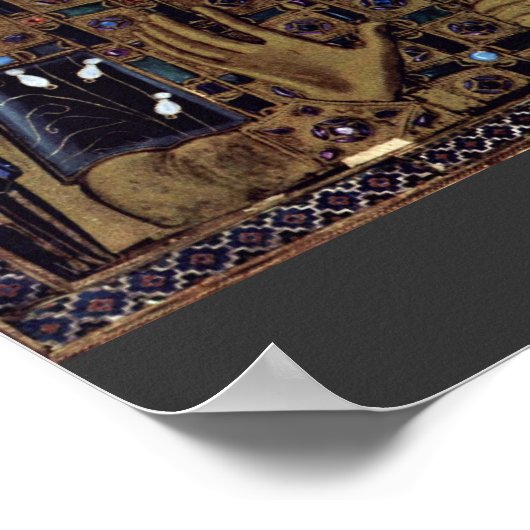 Archangel Michael By Meister Der Ikone des Erzenge Poster (Ecke)