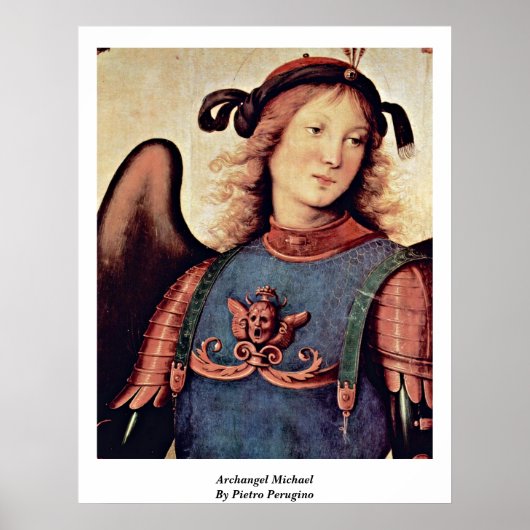 Archangel Michael By Pietro Perugino Poster (Vorne)