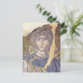 Archangel Michael Byzantine Mosaic Orthodox Icon Postkarte (Stehend Vorderseite)