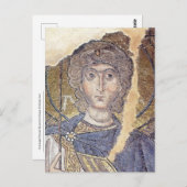 Archangel Michael Byzantine Mosaic Orthodox Icon Postkarte (Vorne/Hinten)