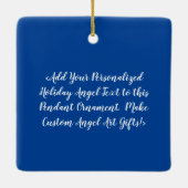 Archangel Michael Custom Holiday Gift Ornamente (Rückseite)