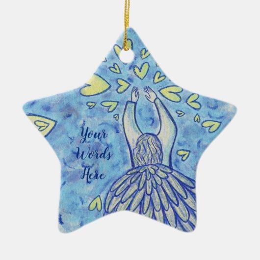 Archangel Michael Custom Holiday Gift Ornamente (Vorne)