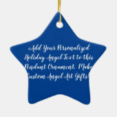 Archangel Michael Custom Holiday Gift Ornamente (Hinten)