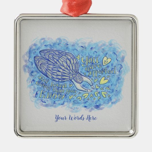 Archangel Michael Custom Holiday Gift Ornamente (Vorne)